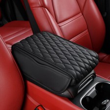 Car Interior Parts Center Console Armrest Storage Box Cushion Cover Mat 2Color