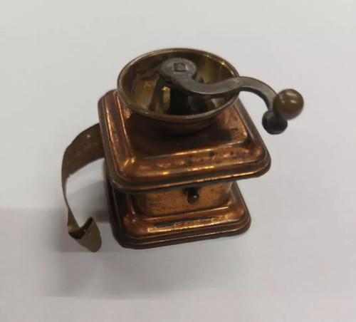 Antique copper coffee grinder - antique,