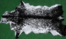 Luxury Goat hide Rug Hair on