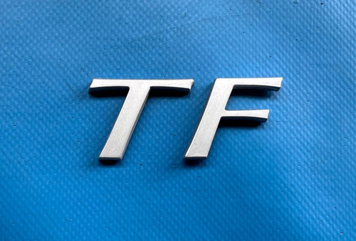 Satin rear emblem - tf,
