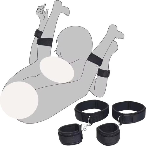 Bed restraint bondage set - bed,