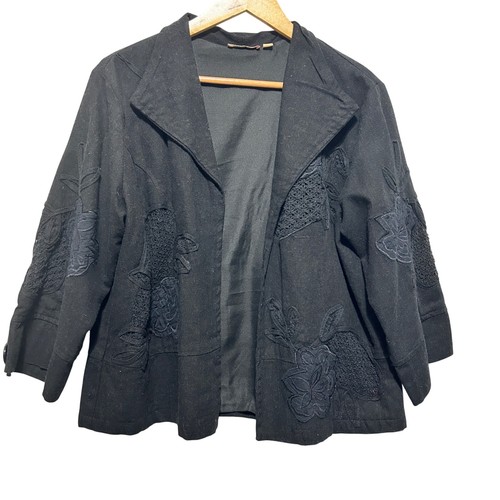 Choices womens jacket black - l,