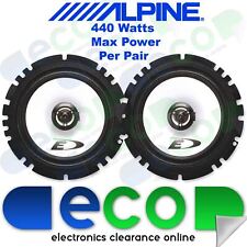 Fiat Punto MK2 1993 - 2005 Alpine 16cm 440 Watts 2 Way Front Door Car Speakers