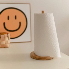 Wooden Roll Paper Towel Holder