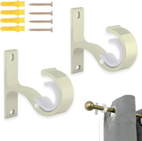 Curtain pole bracket 2pcs - pole, bracket,