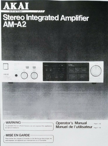Akai integrated stereo - , am-a2