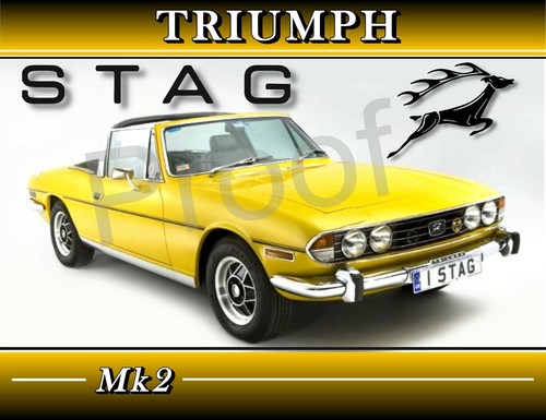 Triumph stag 1135 sign - triumph, 2 