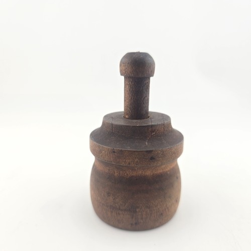 Antique vintage wooden butter - vintage,