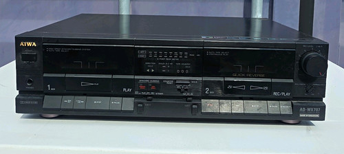 Aiwa wx707k stereo - stereo, cassette