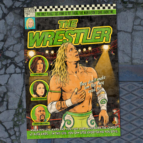 The wrestler vintage comic - the,