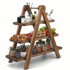 3 Tier Wooden Serving Platter