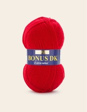 Christmas colours! Sirdar Hayfield Bonus DK acrylic knitting yarn wool 100g
