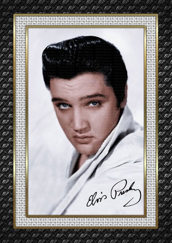 Elvis presley a4 signed - ,