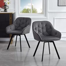 2x Rotatable Dining Chairs