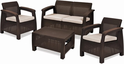 Lounge set outdoor seater - outdoor, 4