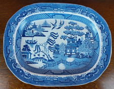 Antique Blue Willow Platter