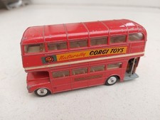 CORGI TOYS ROUTEMASTER BUS - EARLY ISSUE - NATURALLY CORGI TOYS  #468 London 