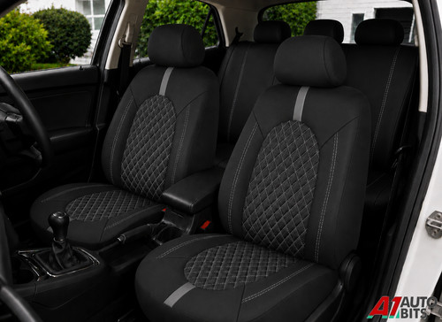 Car seat covers full - car, grey