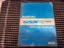 suzuki GSXR 750 factory workshop manual 1988