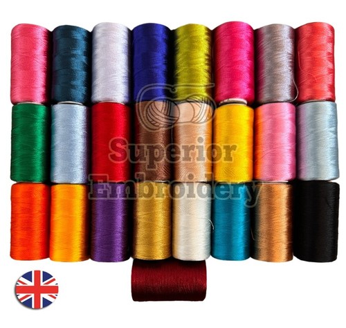 Colours 100 silk thread - of,