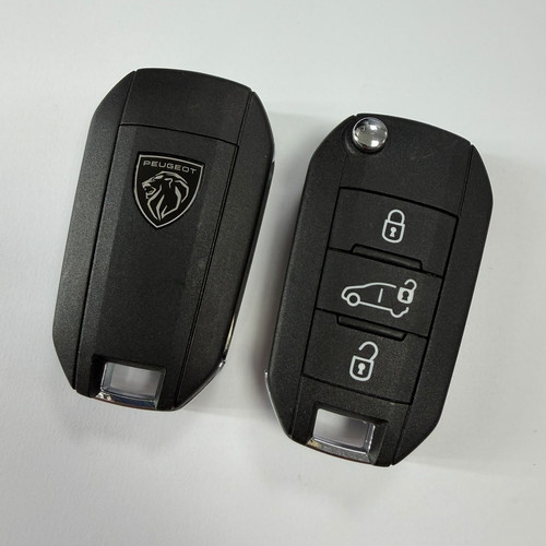Peugeot flip key - fob, 3