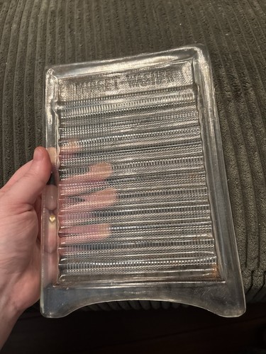 1940s glass washboard midget - 1940s,
