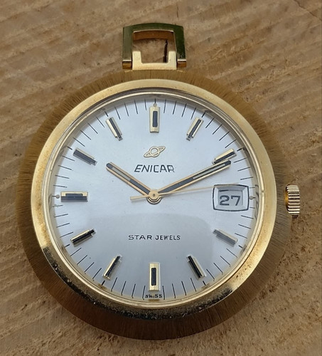 Pocket watch enicar star - pocket,