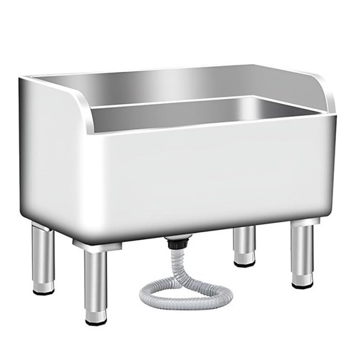 Stainless steel floor mop sink - steel,