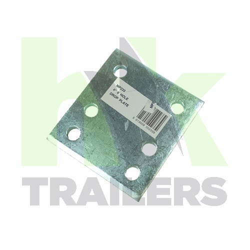 Drop plate hole tow - plate,, hole,