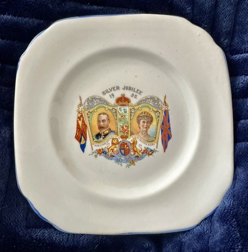 Plate celebrating king - celebrating, george