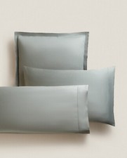 NEW ZARA HOME PLAIN DARK GREY