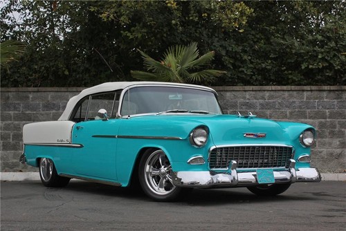 Classic 1955 chevy convertible - chevy,