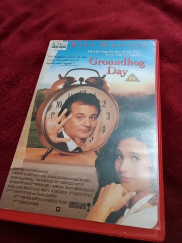 Groundhog day vhs - big, .275
