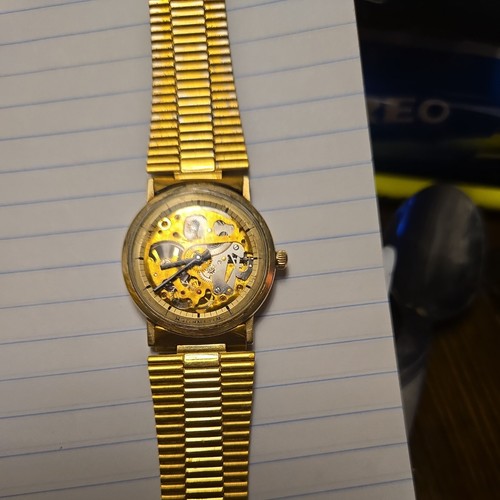 Vintage wittnauer skeleton - vintage,