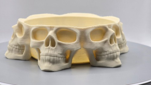 Skull bowl gothic - skull,