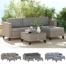 5 Pieces Rattan Garden