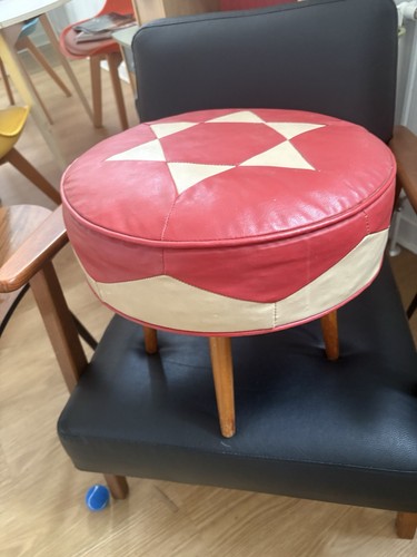 Vintage mid century retro red - ,