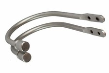 Curtain tieback Holdback ties Pair Antique Brass, Satin Chrome