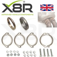 For BMW E46 M3 Exhaust Flange Muffler Back Box Repair Rusted Flange Clamp Repair