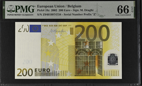 Gem unc 200 euro 1st - 200,