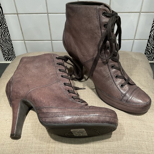Ash fawn leather ankle - leather, boots
