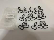 Metal Swivel Lobster Claw Clasps Craft Hooks Pack of 15