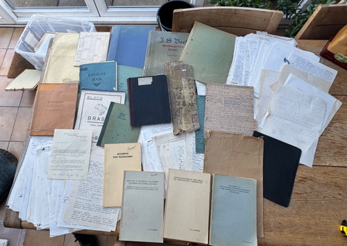 Vintage ledger school bumpf - vintage,