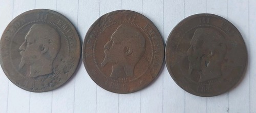 19th century french coins - 19th,