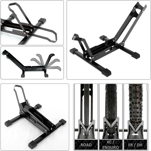 Foldable bike stand floor - stand,