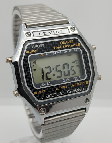 Vintage digital lcd watch - vintage,