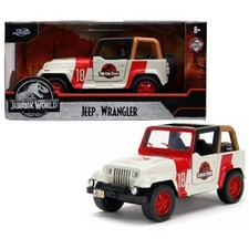 Jada 1:32 Scale Hollywood Rides Jurassic Park Jeep Wrangler 32129