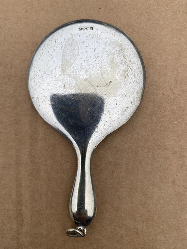 Antique compact mirror silver - antique,