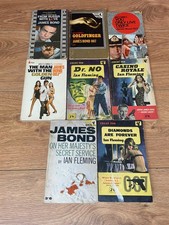 Vintage James Bond 007 Paperback Books x 8 -  Ian Fleming Job Lot