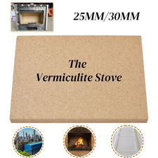 Vermiculite Firebrick Fire Board 25mm 30mm Heat Proof Brick Fireproof Board UK